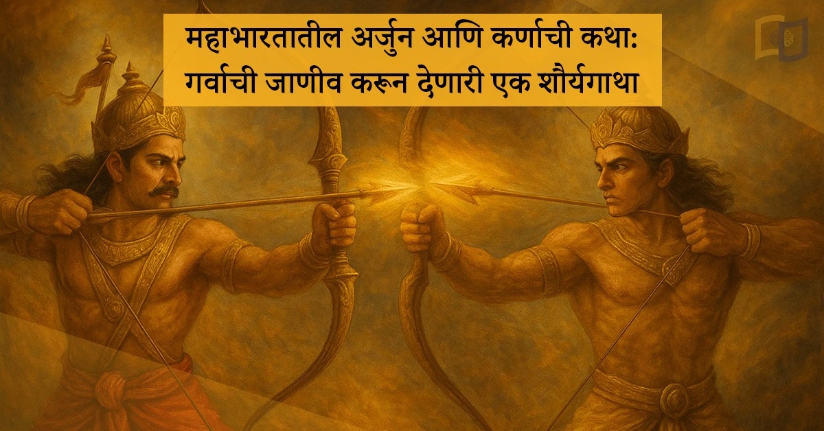 महाभारतातील अर्जुन आणि कर्णाची कथा: गर्वाची जाणीव करून देणारी एक शौर्यगाथा